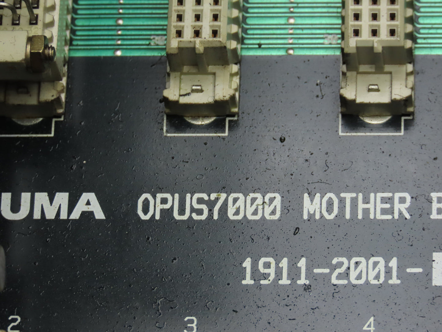Okuma E7191-855-019-2 OPUS 7000 CPU/IF Rack 12 Chassis Backplane Add-On Cards