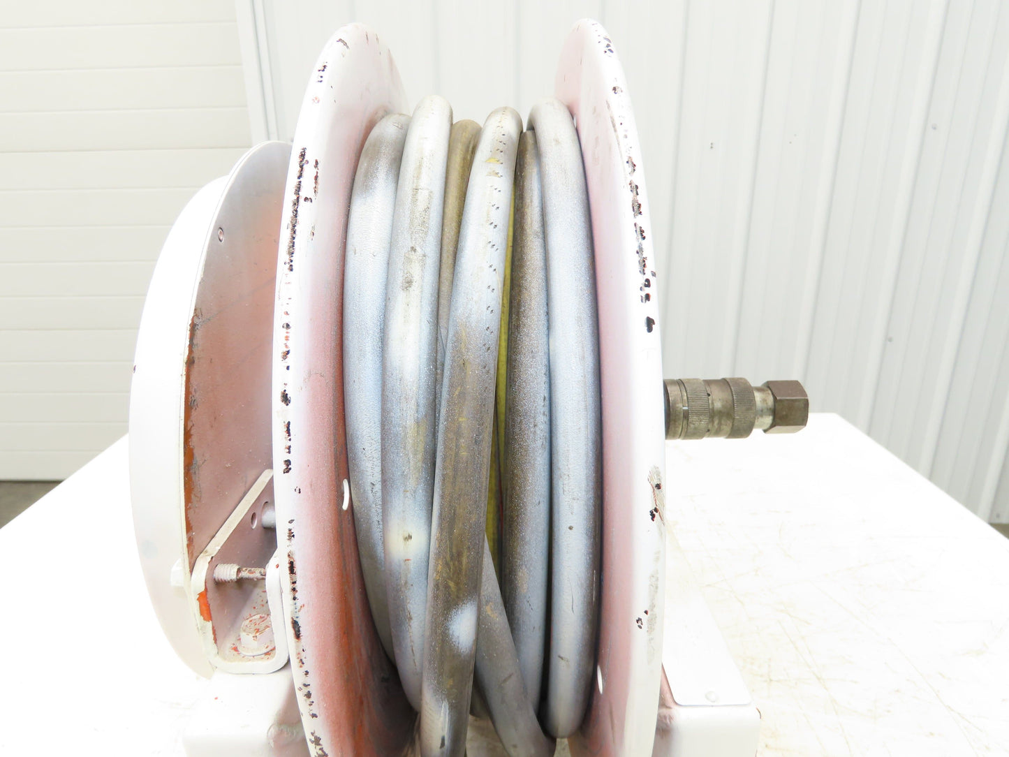 Hannay Reels 716-19-20-10.5J SR Retractable Industrial Air Hose Reel 1/2" X 39'