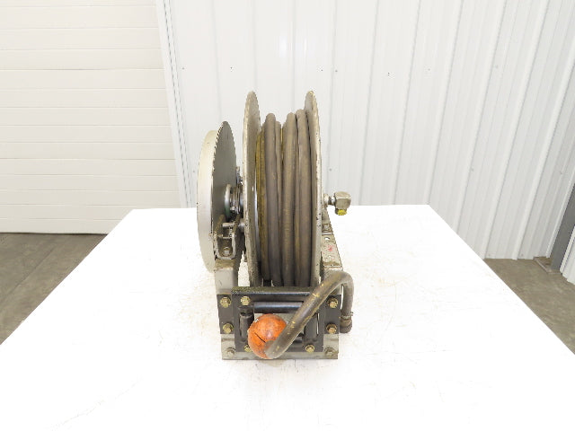 Hannay Reels 716-19-20-10.5J SR Retractable Industrial Air Hose Reel 1/2" X 49'