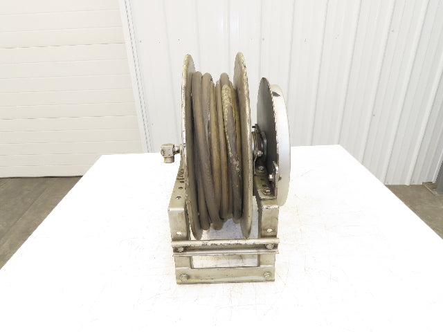 Hannay Reels 716-19-20-10.5J SR Retractable Industrial Air Hose Reel 1/2" X 49'