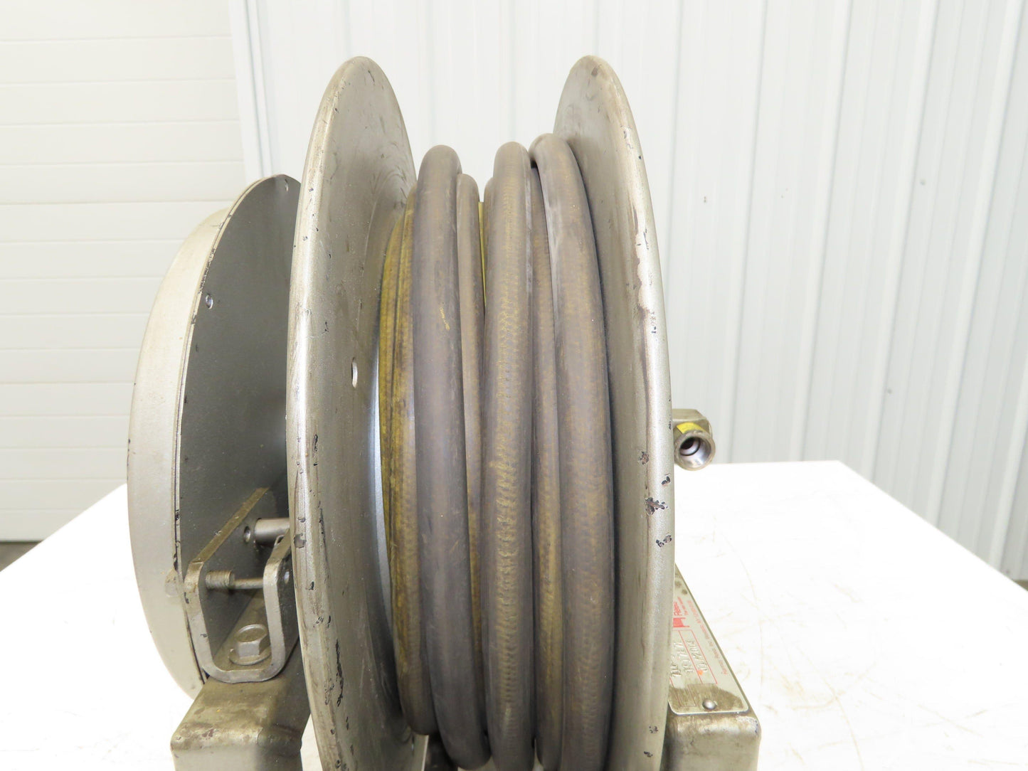 Hannay Reels 716-19-20-10.5J SR Retractable Industrial Air Hose Reel 1/2" X 49'
