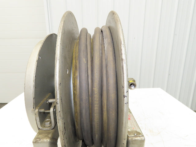 Hannay Reels 716-19-20-10.5J SR Retractable Industrial Air Hose Reel 1/2" X 49'