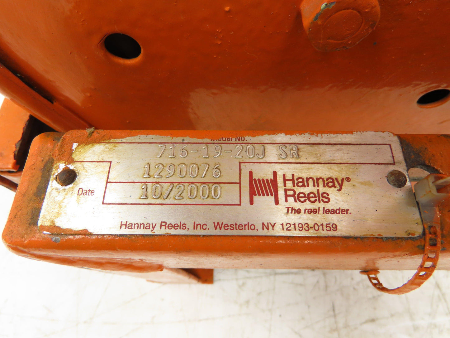 Hannay Reels 716-19-20J SR Retractable Industrial Air Hose Reel 1/2" X 54'