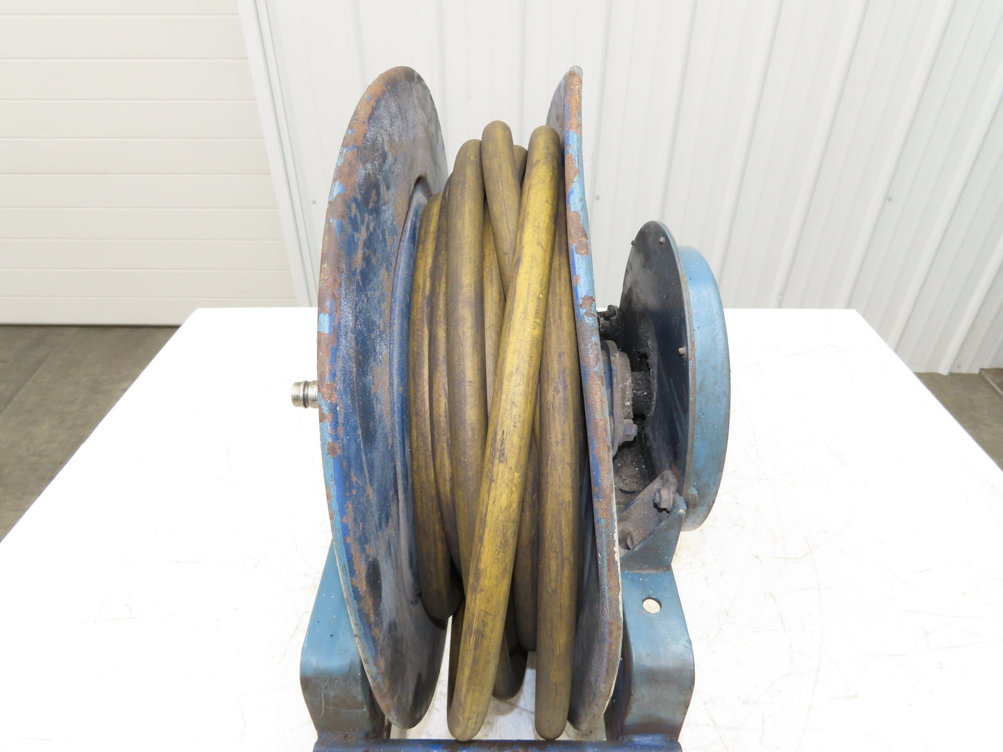 Hannay Reels 716-19-20C SR Retractable Industrial Air Hose Reel 1/2" X 39' Bent