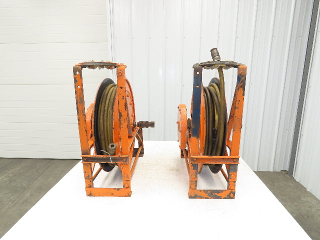 Hannay Reels 716-23-24C VR Retractable Industrial Air Hose Reel 1/2" Lot Of 2