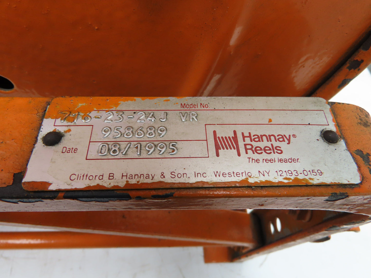 Hannay Reels 716-23-24 J VR Retractable Industrial Air Hose Reel 1/2" Lot Of 2