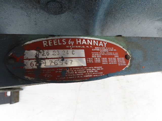 Hannay Reels 716-23-24 C Retractable Industrial Air Hose Reel 1/2" Lot Of 2
