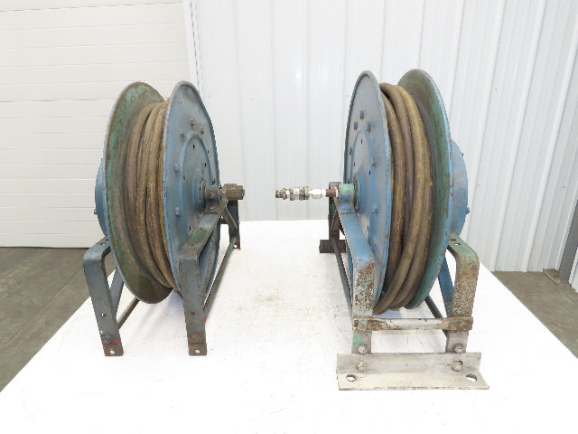 Hannay Reels 716-23-24 C Retractable Industrial Air Hose Reel 1/2" Lot Of 2