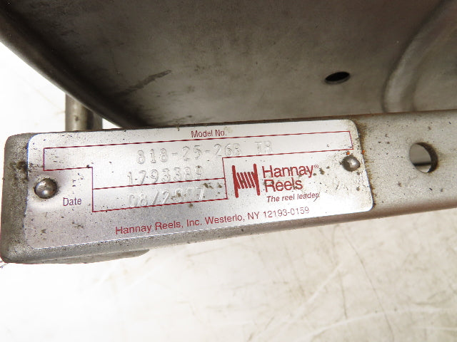 Hannay Reels 818-25-26B TR Retractable Industrial Water Hose Reel 3/4" Lot Of 2