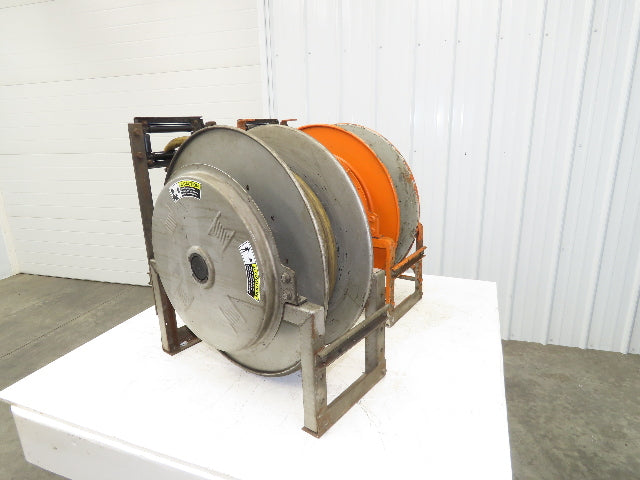 Hannay Reels 818-25-26B TR Retractable Industrial Water Hose Reel 3/4" Lot Of 2