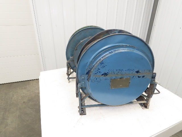 Hannay Reels 818-23-24-B-VR Retractable Industrial Water Hose Reel 1/2" Lot Of 2