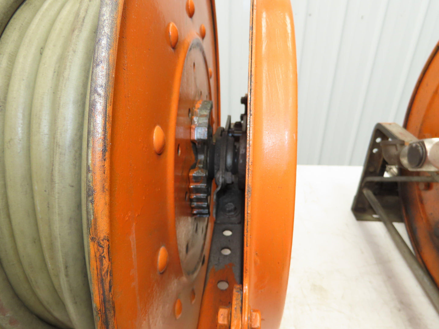 Hannay Reels 818-23-24B SR Retractable Industrial Water Hose Reel 1/2" Lot Of 2
