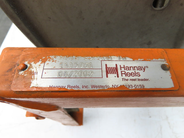 Hannay Reels 818-25-26B TR Retractable Industrial Water Hose Reel 1/2" Lot Of 2