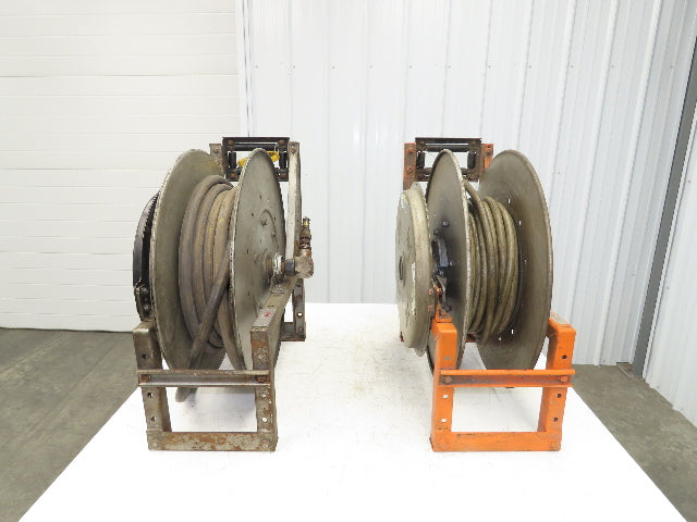 Hannay Reels 818-25-26B TR Retractable Industrial Water Hose Reel 1/2" Lot Of 2