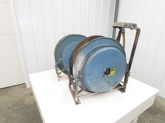 Hannay Reels 818-23-24B Retractable Industrial Water Hose Reel 1/2" Lot Of 2