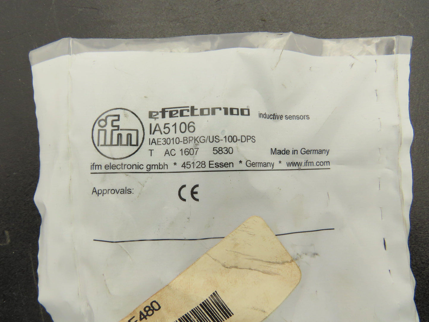 IFM IA5106 Efector 100 Inductive Proximity Sensor 10-36 VDC