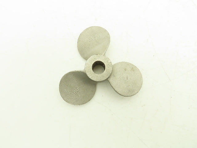 5" x 5" Mixer Impeller Three Blade 1/2" Bore