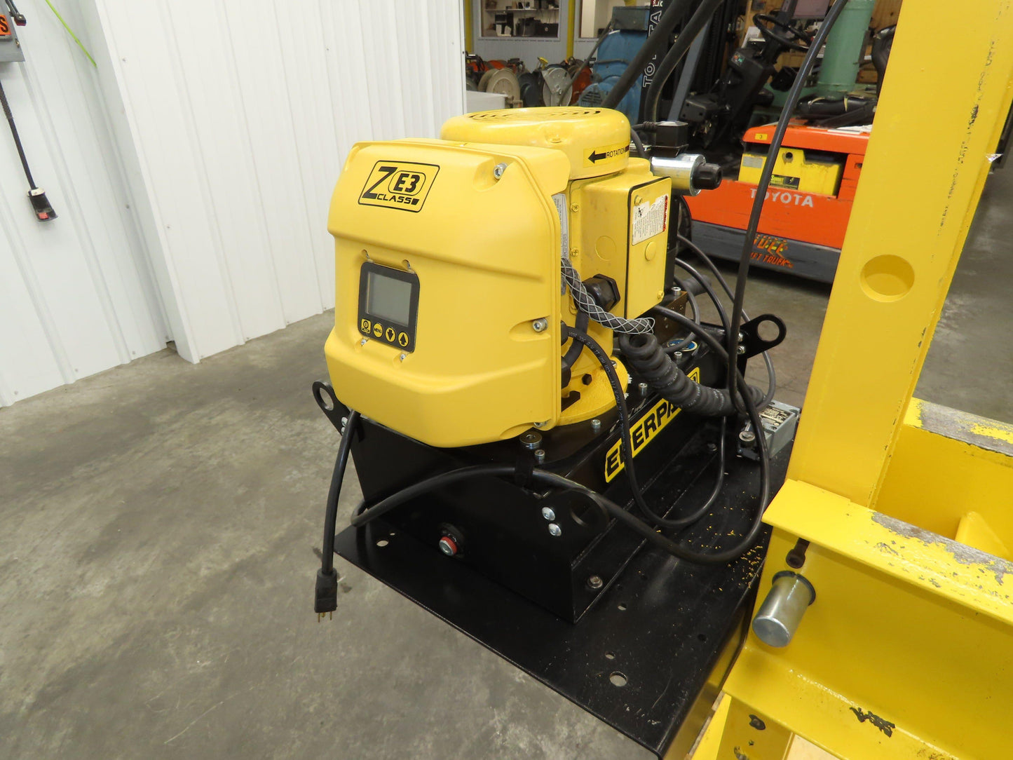 Enerpac IPE3060 Hydraulic Press 30 Ton H Frame 120V Pump Double Acting Cylinder