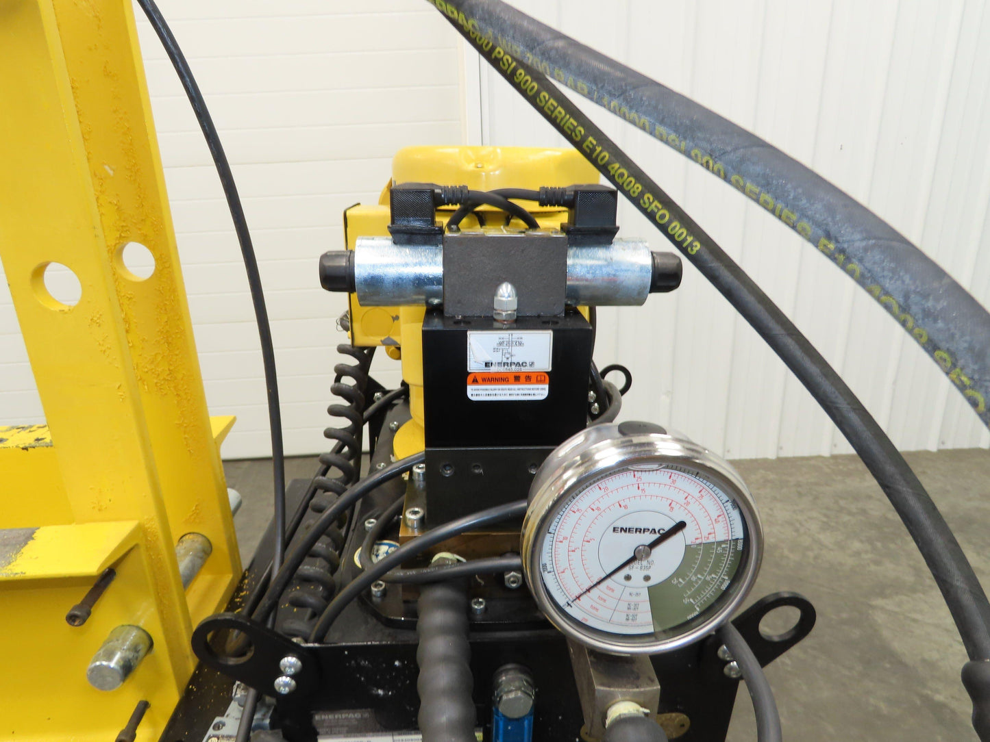 Enerpac IPE3060 Hydraulic Press 30 Ton H Frame 120V Pump Double Acting Cylinder