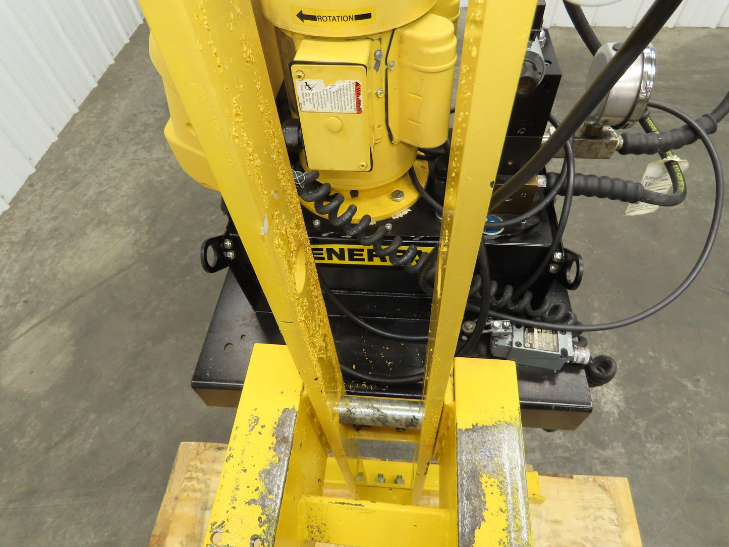 Enerpac IPE3060 Hydraulic Press 30 Ton H Frame 120V Pump Double Acting Cylinder
