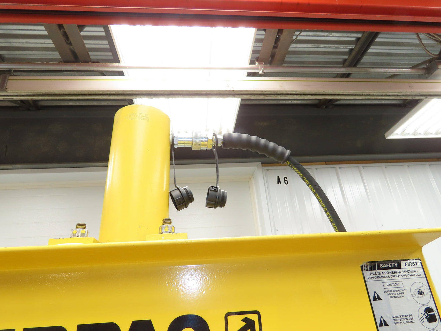 Enerpac IPE3060 Hydraulic Press 30 Ton H Frame 120V Pump Double Acting Cylinder