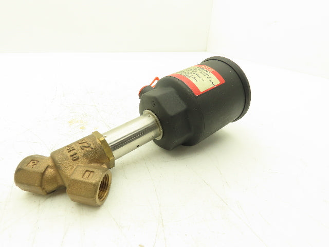 ASCO 8290A002 Piston Valve Angle Body 1/2" NPT Air/Liquid 240PSI Steam 150PSI