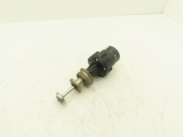 GEMU 9554 25Z 9 51 0 Pneumatically Operated Angular Seat Globe Valve 1/2"NPT NO