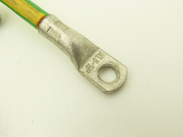 Rittal Ground Whip Leads 6 AWG Multiple Lengths W/Terminal Connectors Lot of 63