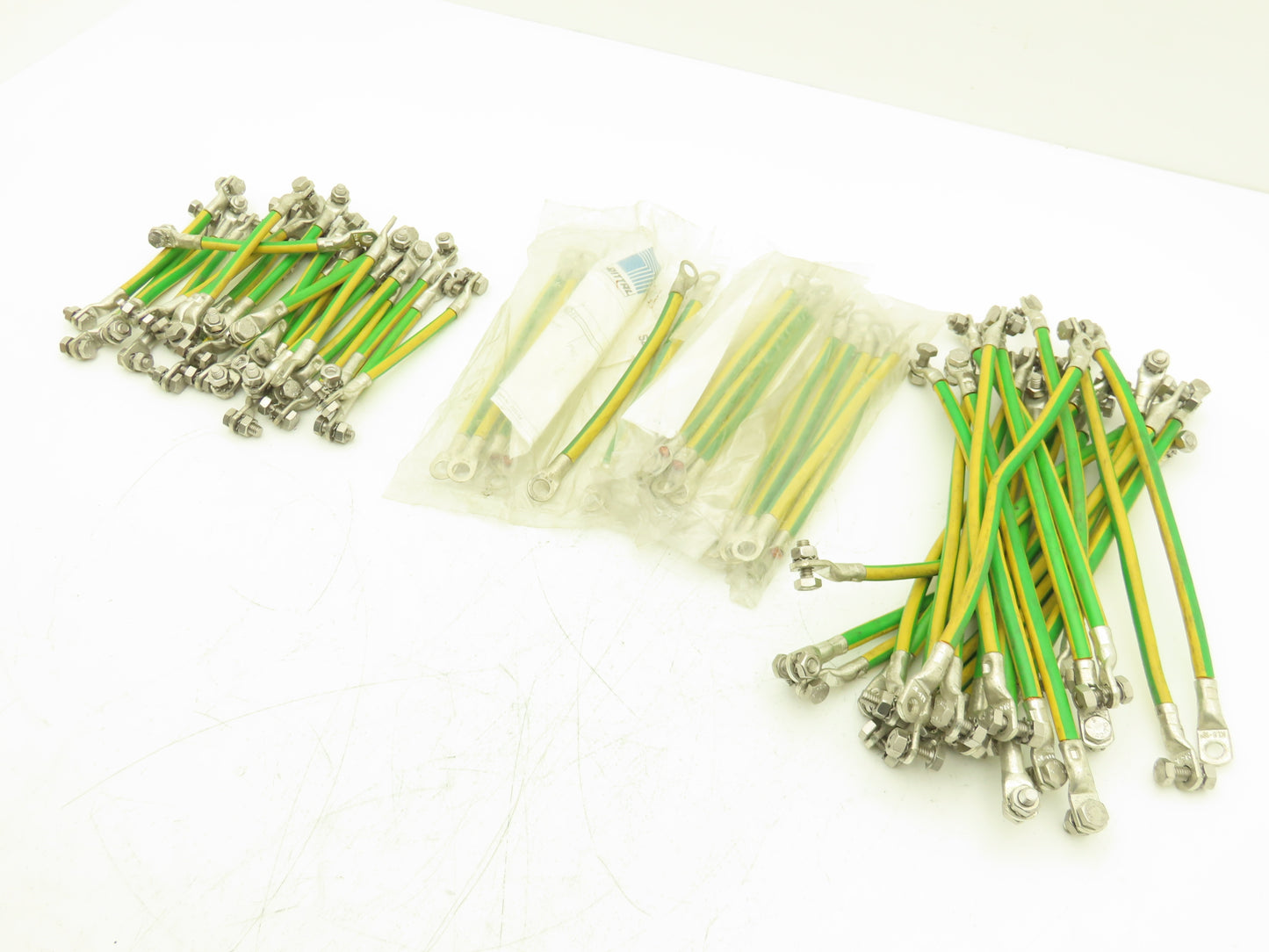 Rittal Ground Whip Leads 6 AWG Multiple Lengths W/Terminal Connectors Lot of 63