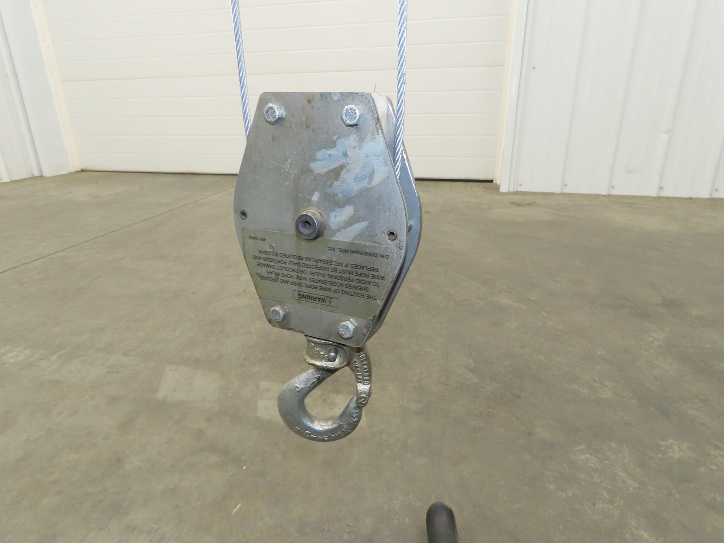 Ingersoll Zimmerman BW020120 Pneumatic Air Balancer 6' Travel 400Lb w/Load Block