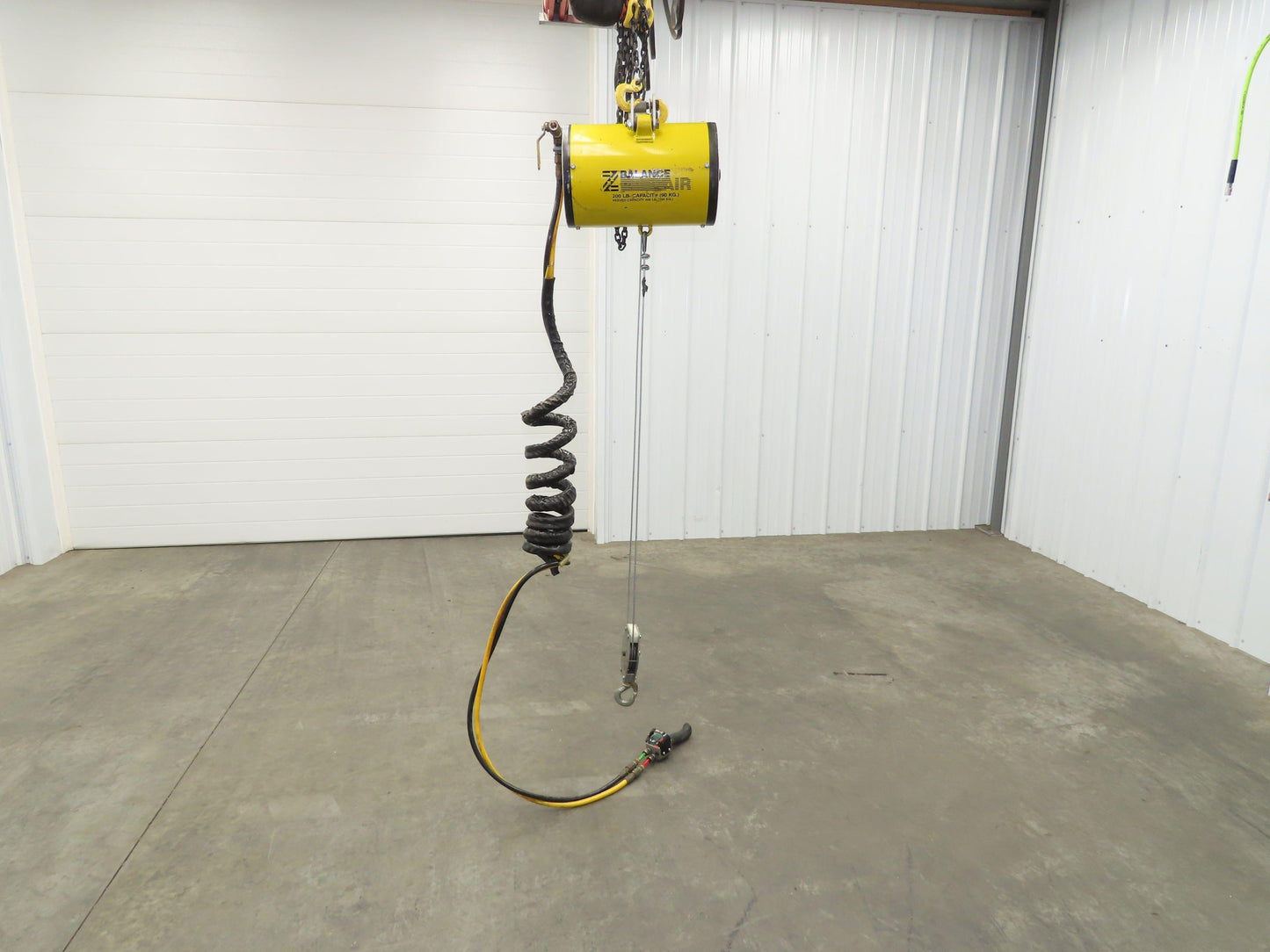 Ingersoll Zimmerman BW020120 Pneumatic Air Balancer 6' Travel 400Lb w/Load Block