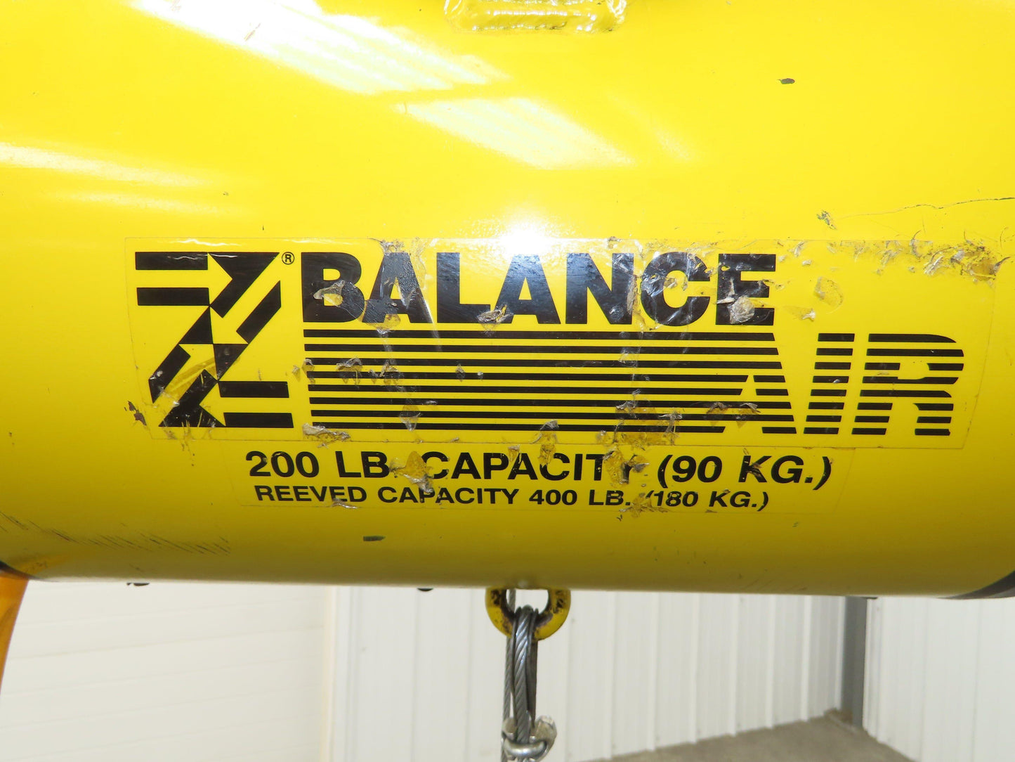Ingersoll Zimmerman BW020120 Pneumatic Air Balancer 6' Travel 400Lb w/Load Block