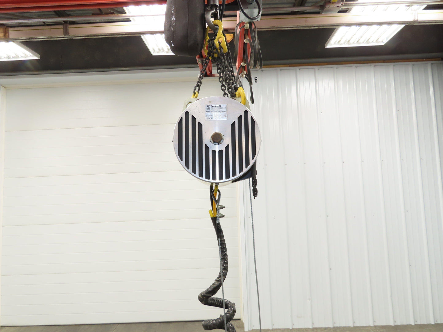 Ingersoll Zimmerman BW020120 Pneumatic Air Balancer 6' Travel 400Lb w/Load Block