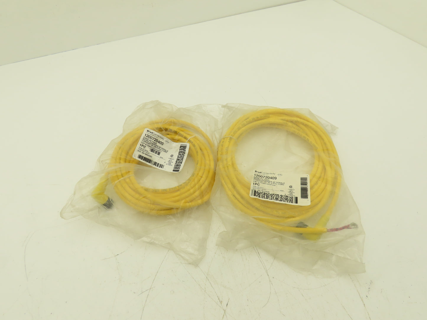 Molex 70430 Cable 4 Pin 4 wire 12mm Female 90 Degree Micro Lot of 2
