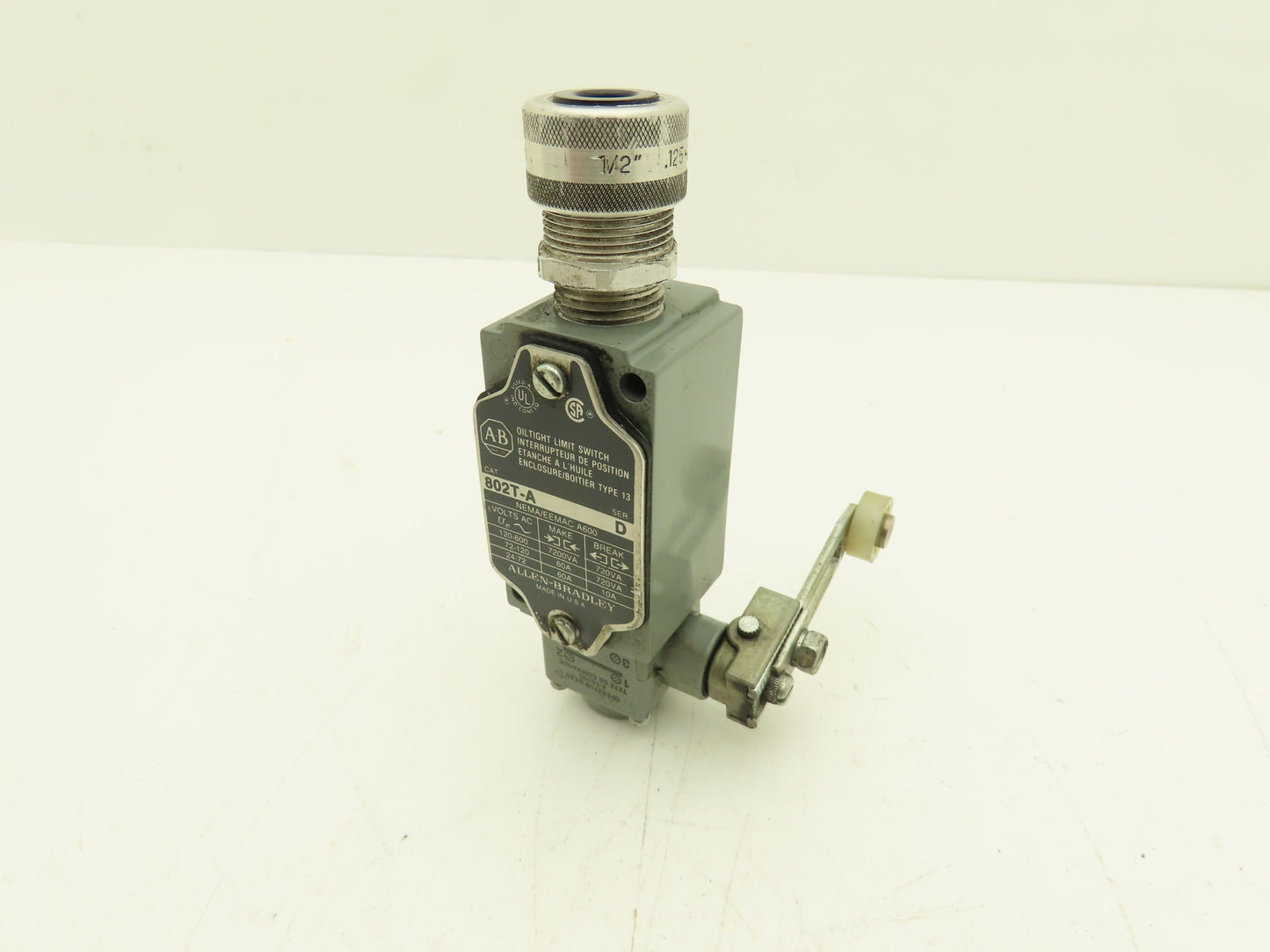 Allen Bradley 802T-A Oiltight Limit Switch Series D