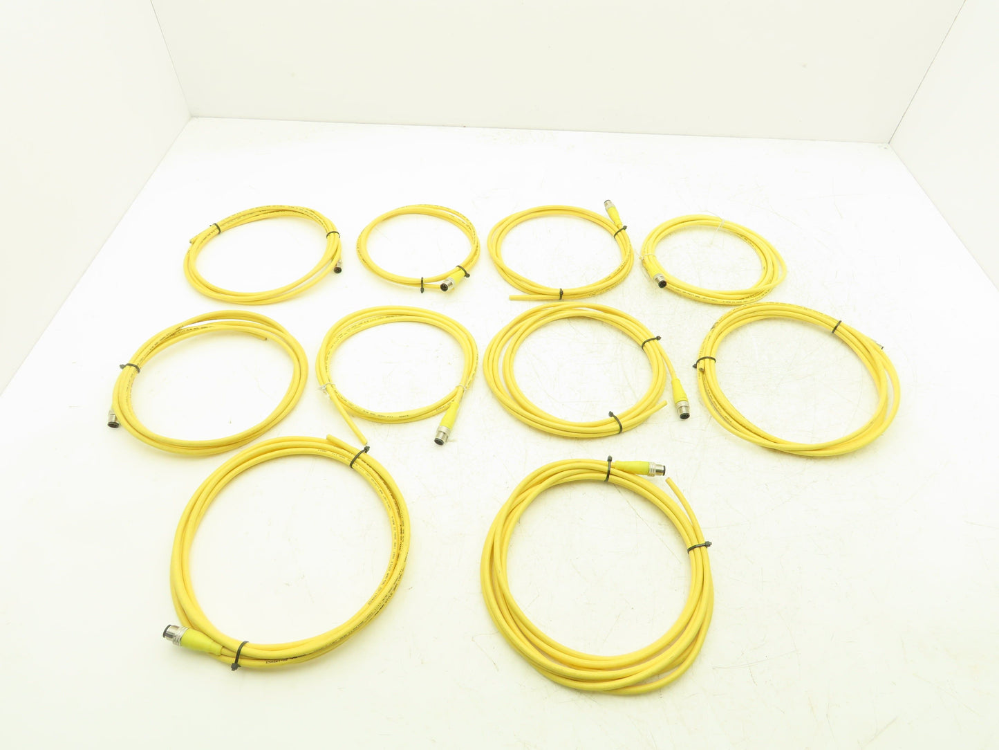 Woodhead 884030D01M050 Micro-Change M12 5 Foot 4-pin Male 4-wireCable Lot of 10