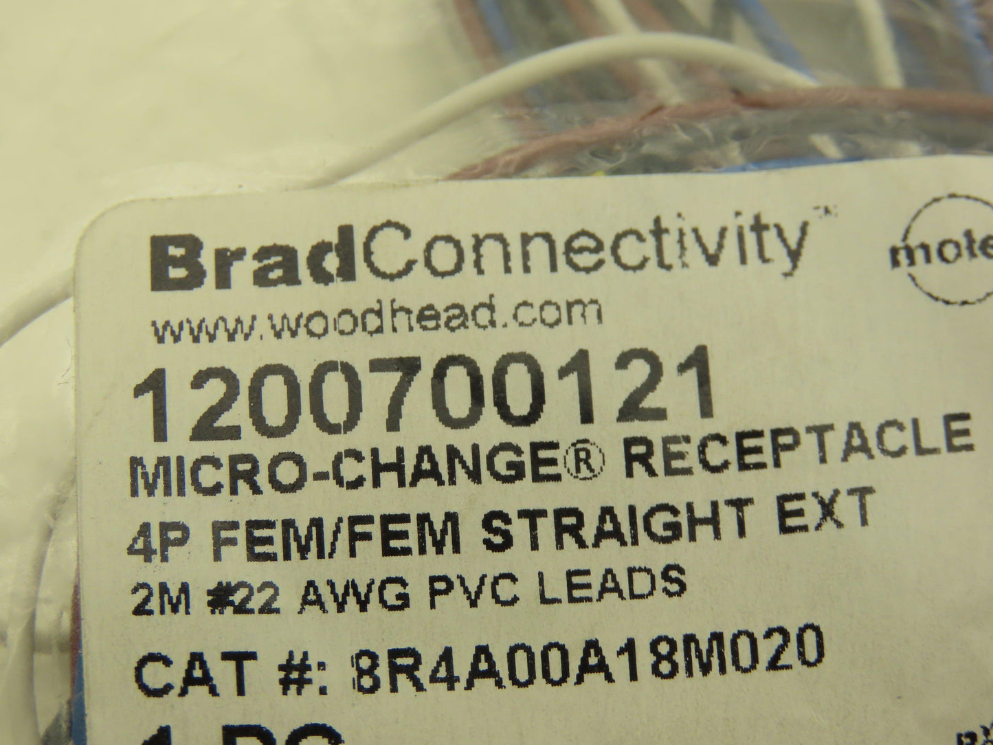 Woodhead 1200700121 Brad Connectivity Box Connector 4 Socket 4 wire Lot of 2