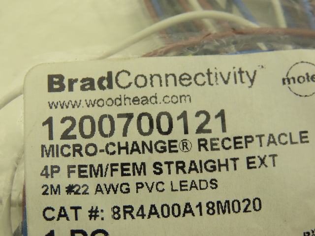 Woodhead 1200700121 Brad Connectivity Box Connector 4 Socket 4 wire Lot of 2