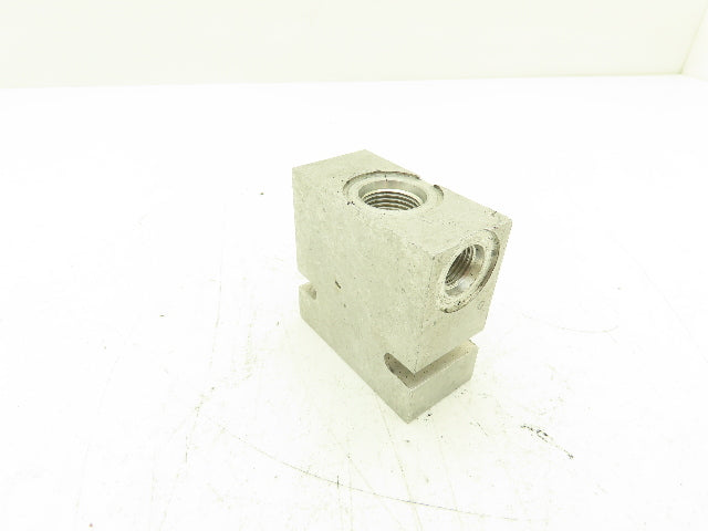 Vickers 283579A1 MCD-5761 Hydraulic Manifold 4-Way 1/4 & 1/2" Flared Threads