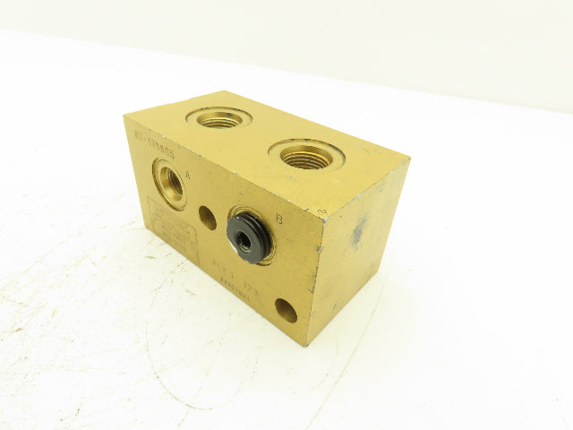 Vickers MCD-5796 Hydraulic Manifold 6-Way 1/4 & 1/2" Threads