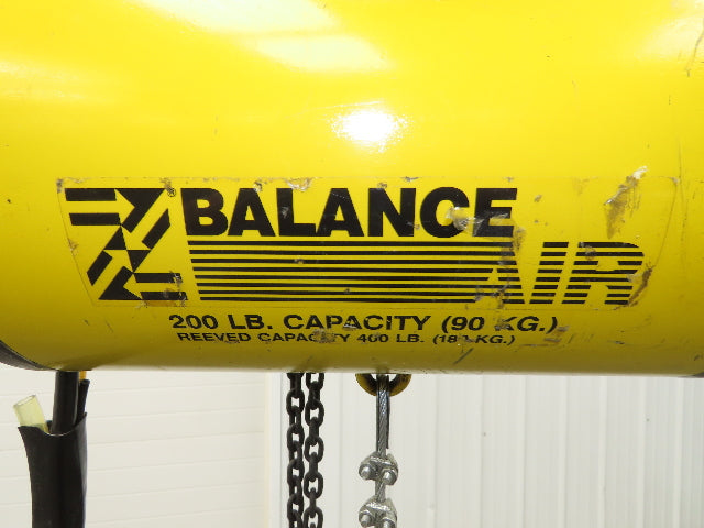 Ingersoll Zimmerman BW020120 Pneumatic Air Balancer 6' Travel 400Lb Swivel Mount
