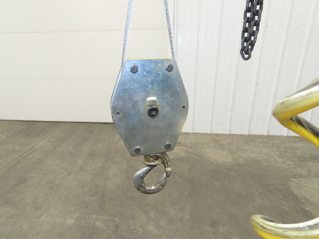 Ingersoll Zimmerman BW020120 Pneumatic Air Balancer 6' Travel 400Lb Swivel Mount