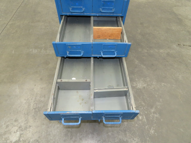 General Fireproofing Card Storage Cabinet 22 Drawer Unit 1940 Vintage Industrial