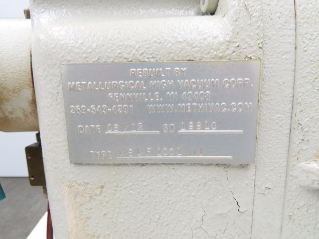 Ruvac WSLF1001 Rotary Lobe Vacuum Pump Blower 230/460V 3Ph 80 mbar 1000 m3/h