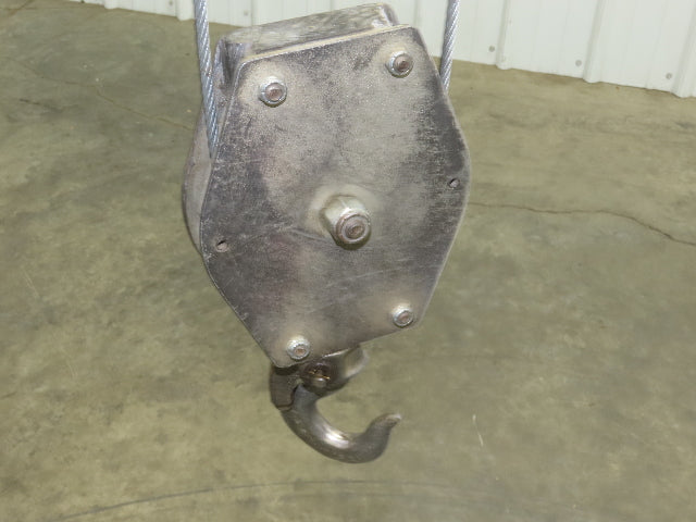 Ingersoll Zimmerman BA040060 Pneumatic Air Balancer 6' Travel 400Lb w/Load Block