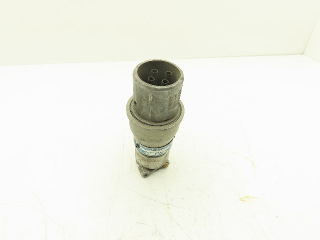 Crouse Hinds APJ 3463 Electrical Plug Male 30A 600VAC 250VDC Haz Location