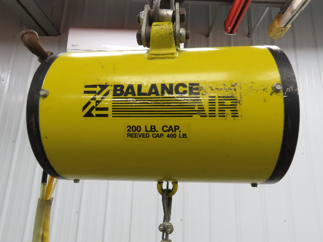 Ingersoll Zimmerman BA020120 Pneumatic Air Balancer 6' Travel 400Lb w/Load Block