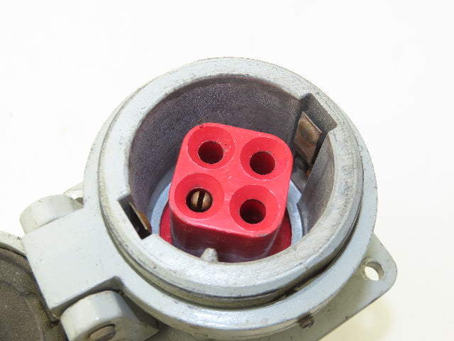 Crouse Hinds AR342 Arktite Receptacle 30A Amp 4p 3w 600VAC Pin Sleave Housing