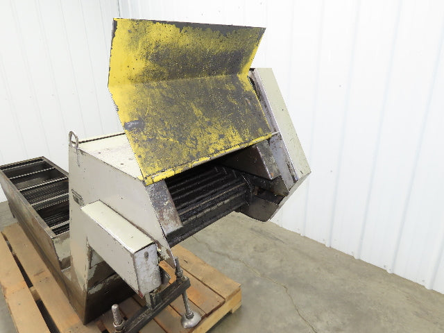 Hennig CNC Chip Conveyor 16"x 67" Infeed 31-35" Discharge 230/460V 3PH