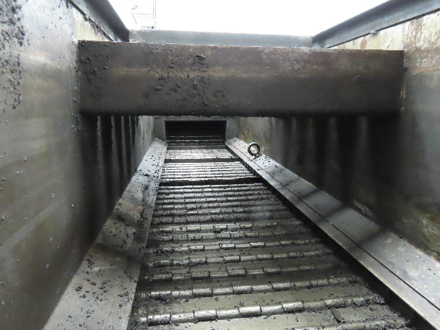 Hennig CNC Chip Conveyor 16"x 67" Infeed 31-35" Discharge 230/460V 3PH
